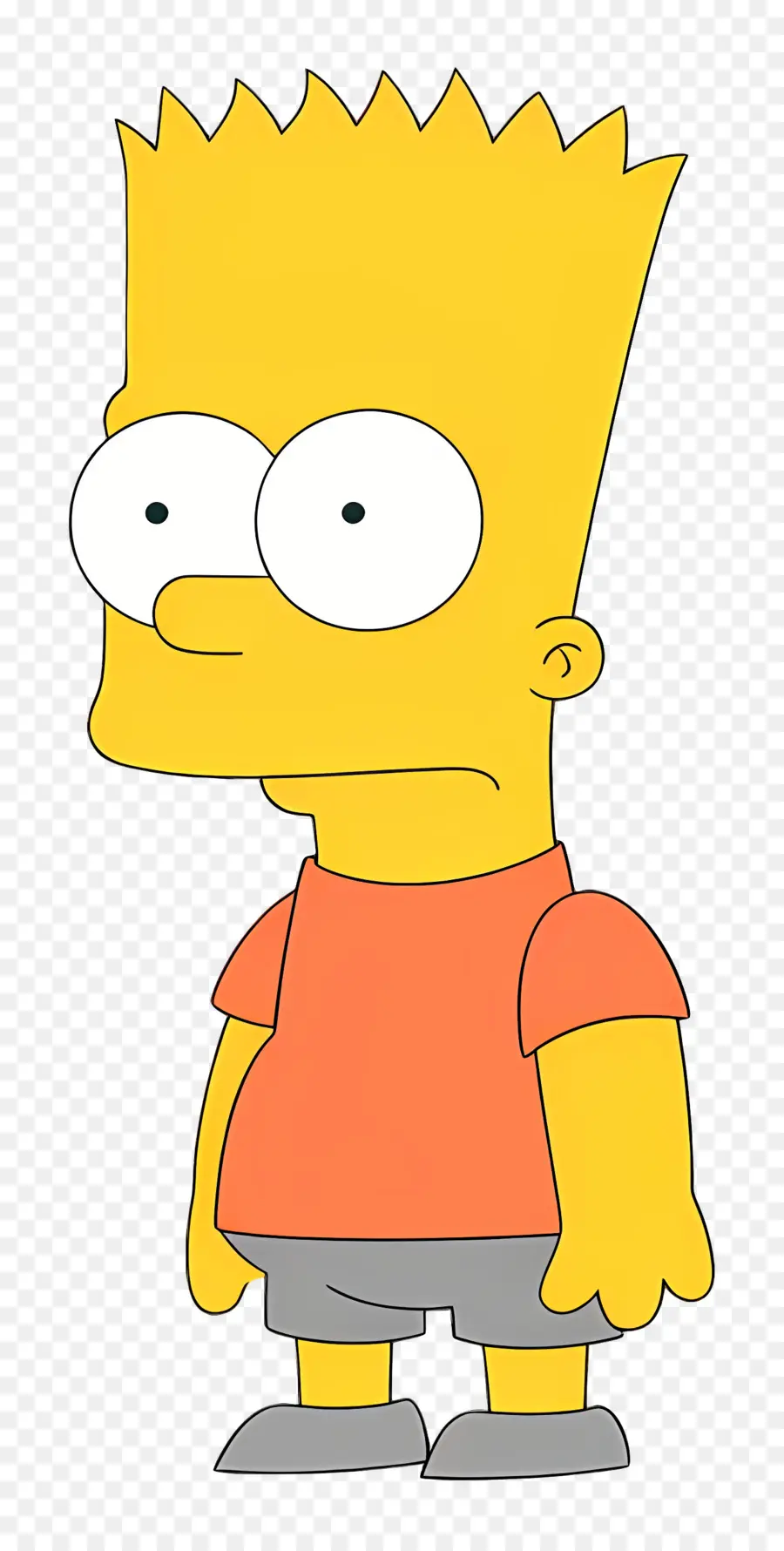 Bart Simpson，Menino De Desenho Animado Com Cabelo Espetado PNG