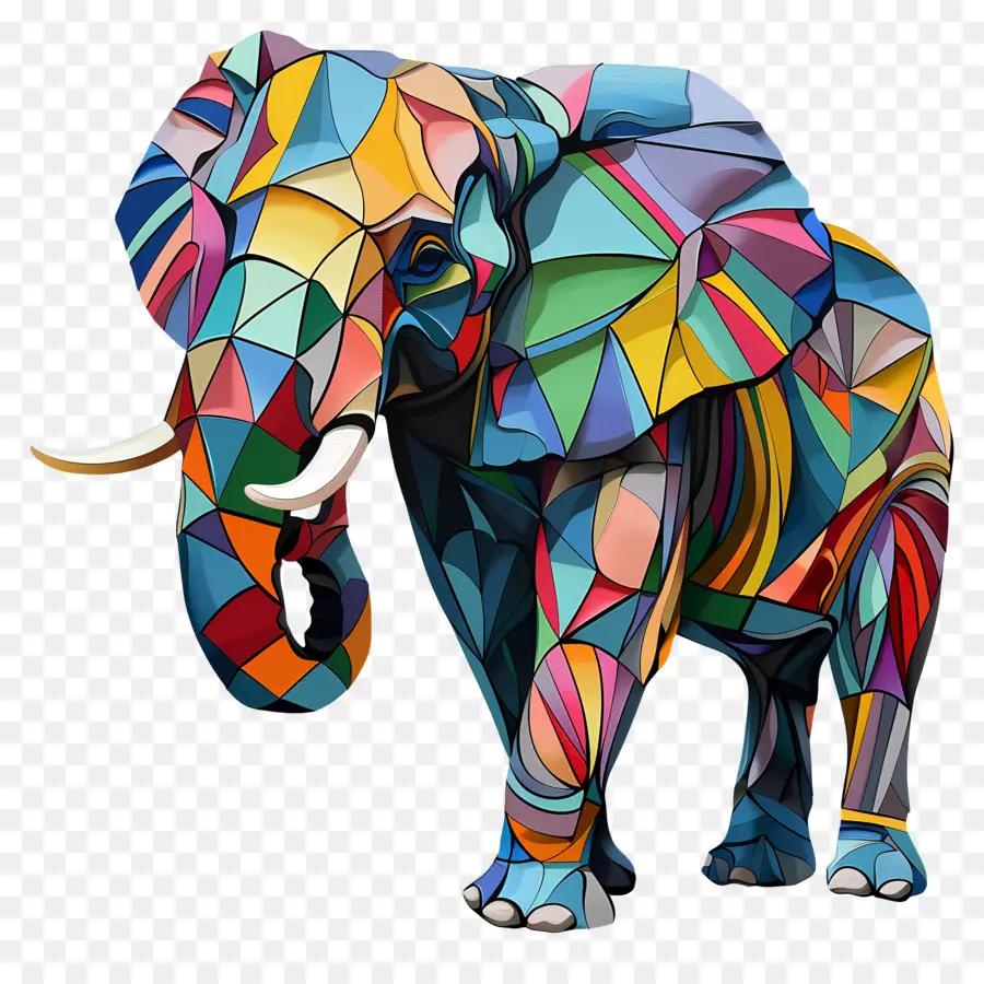 Elefante，Elefante Colorido PNG