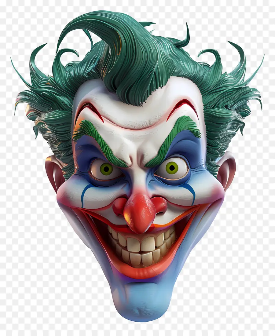 Palhaço，Cara De Coringa PNG