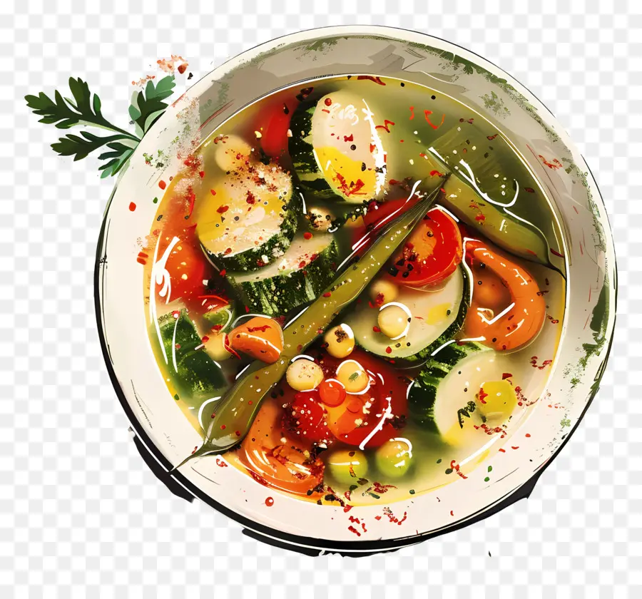 Sopa De Legumes，Tigela De Sopa PNG