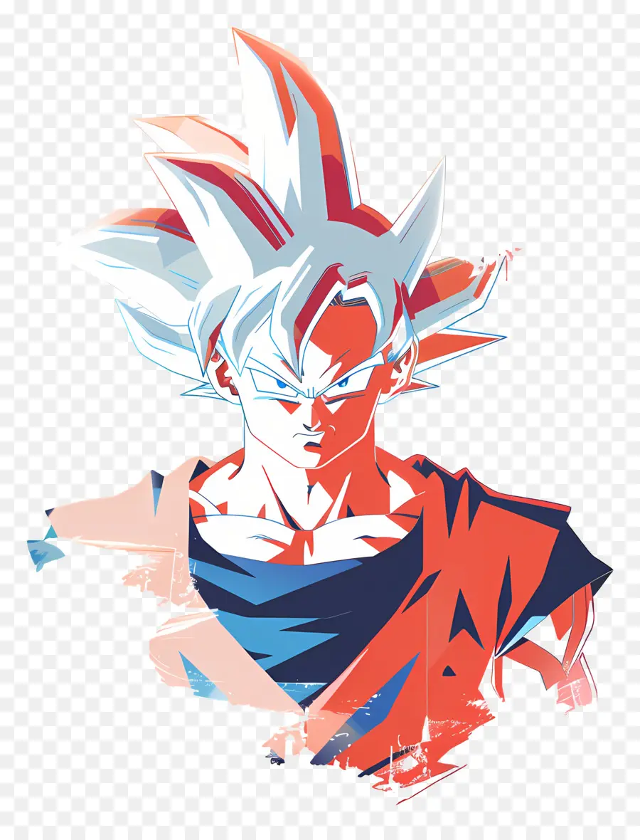 Goku，Personagem De Anime Com Cabelo Espetado PNG