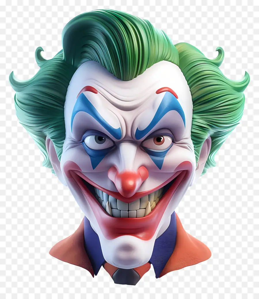 Palhaço，Cara De Coringa PNG