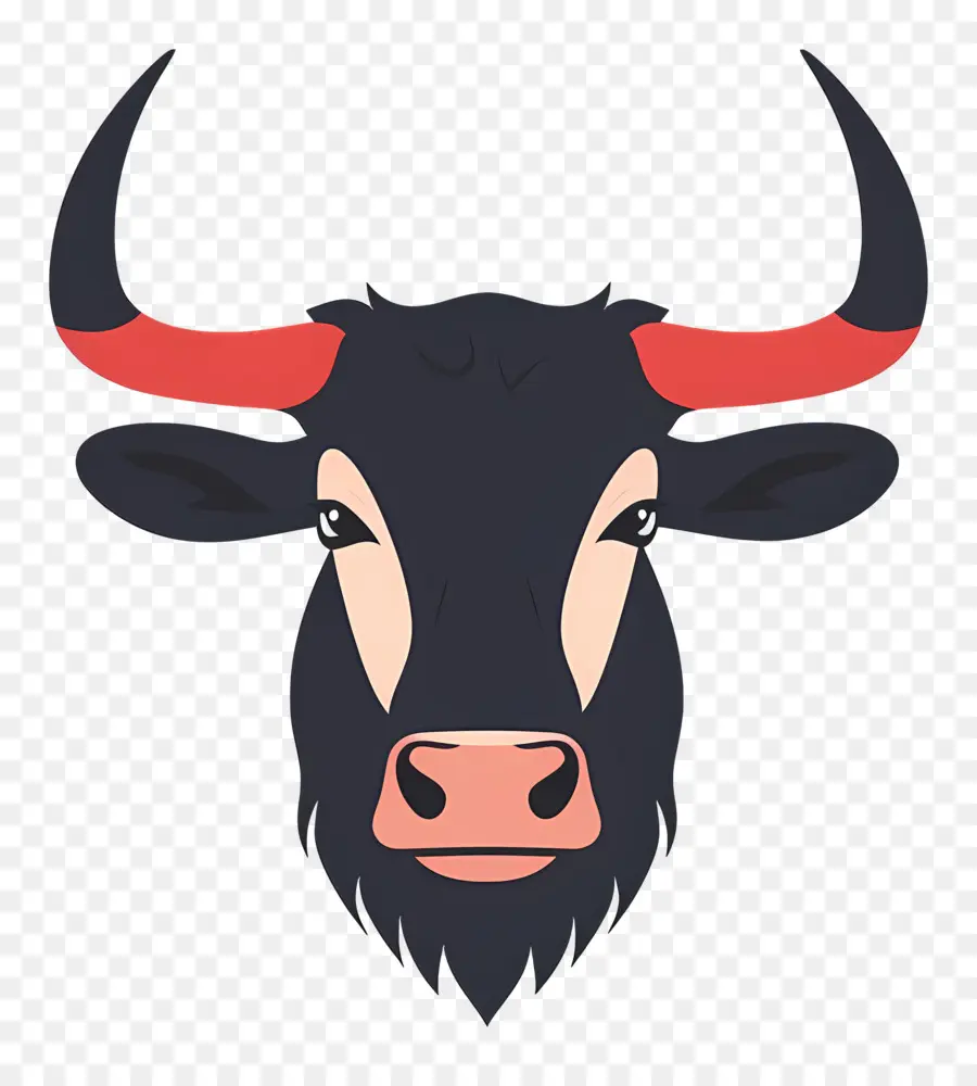 Cara De Touro，Vaca Colorida PNG