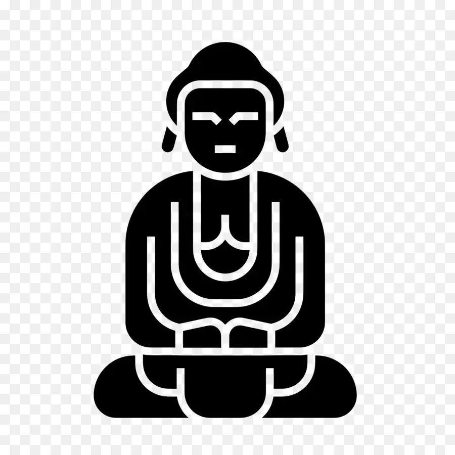 Buda，Meditando Buda PNG