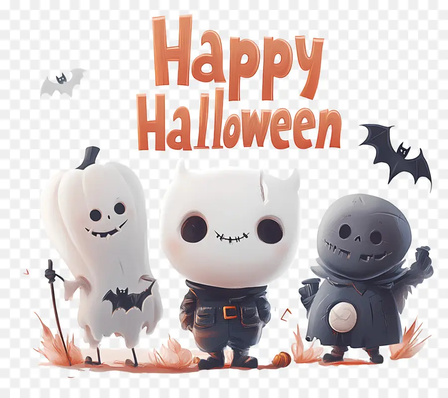 Feliz Dia Das Bruxas，Felizes Personagens De Halloween PNG