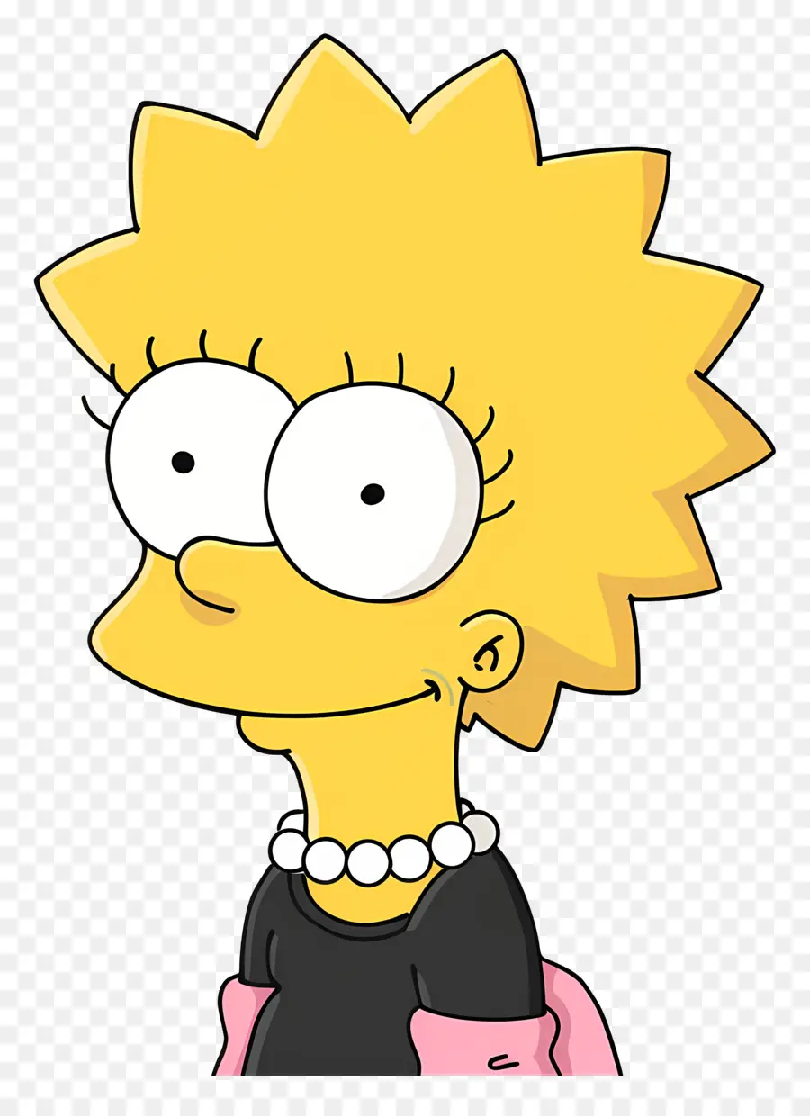 Lisa Simpson，Garota Dos Desenhos Animados PNG