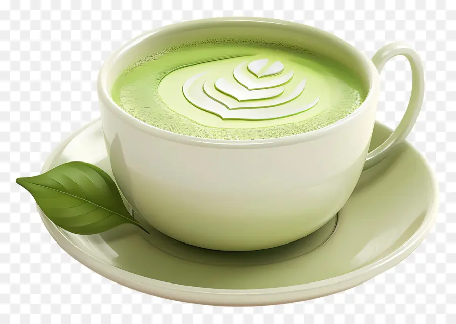 Chá Matcha，Chá Verde PNG