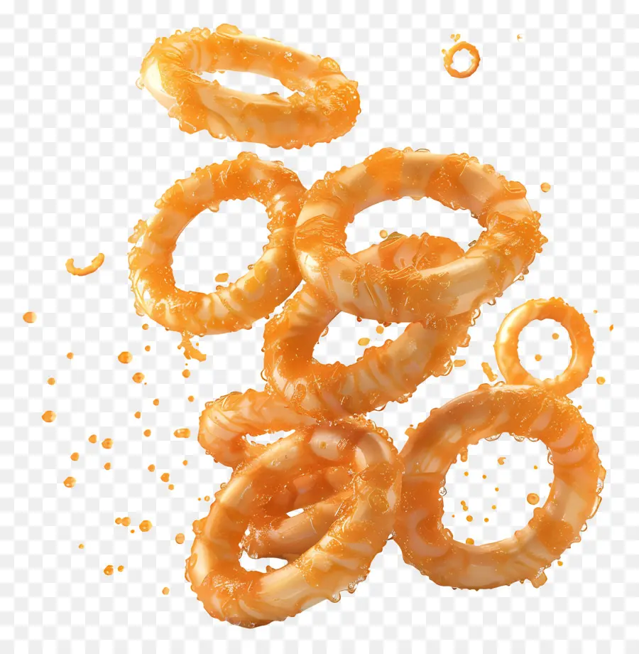 Anéis De Cebola，Lanche PNG