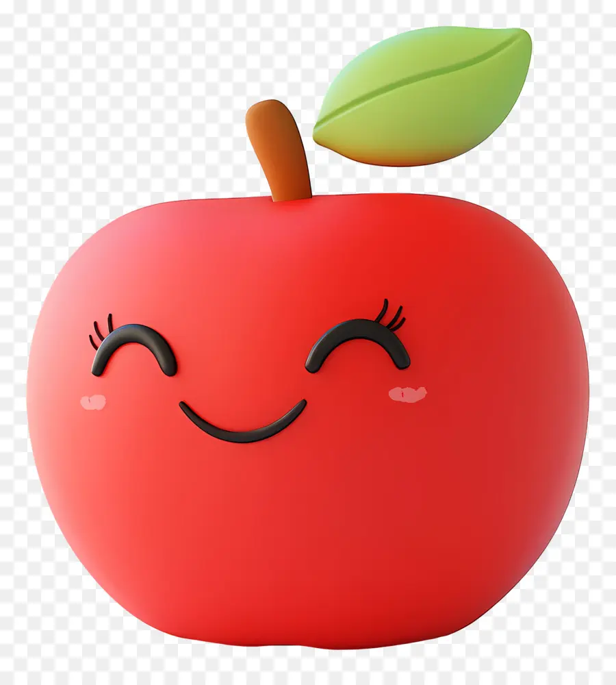 Maçã，Maçã Sorridente PNG