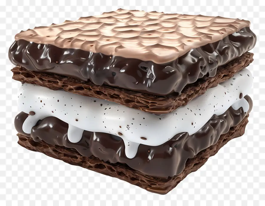 Sanduíche De Sorvete，Sobremesa De Chocolate PNG