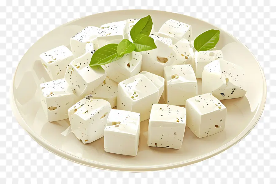 Queijo Feta，Cubos De Queijo Branco PNG