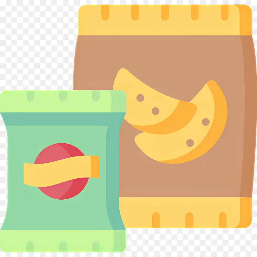 Saco De Batatas Fritas，Sacos De Lanche PNG