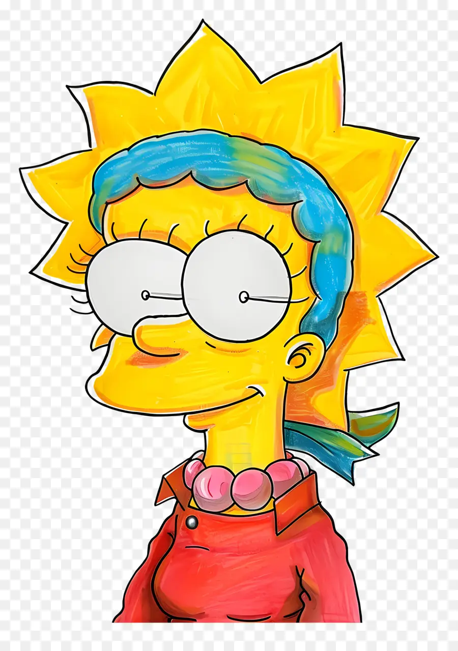 Maggie Simpson，Garota Dos Desenhos Animados PNG