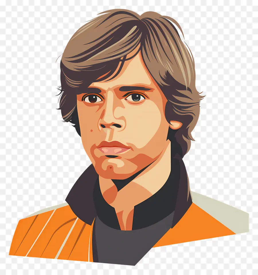 Lucas Skywalker，Personagem De Desenho Animado PNG