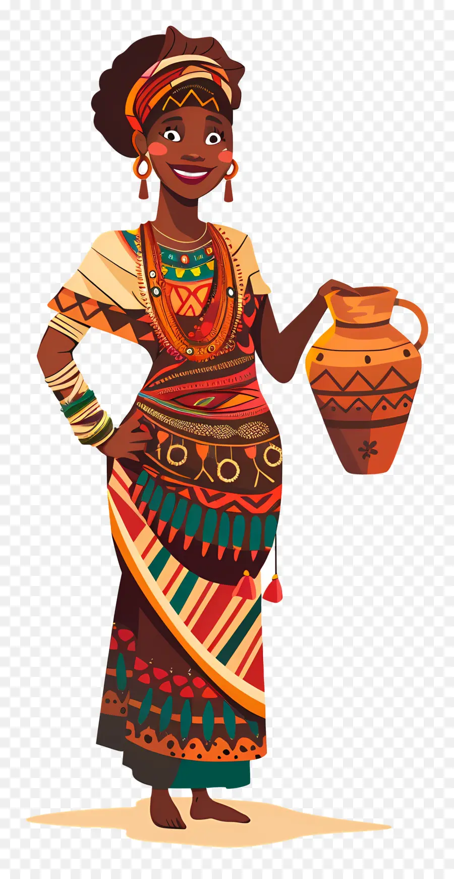 Mulher Aborígine Africana，Mulher Com Maconha PNG