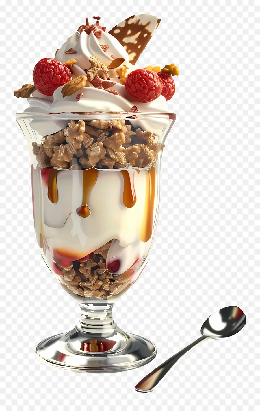 Parfait De Iogurte，Sundae PNG