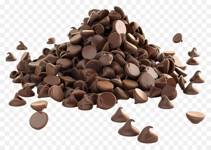 Lascas De Chocolate，Escuro PNG