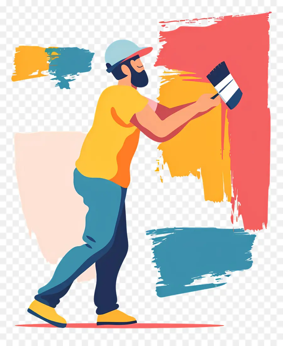 Pintura De Pintor，Pintor PNG