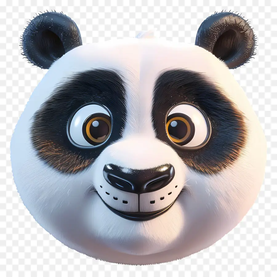 Cara De Panda，Cara De Panda Fofa PNG