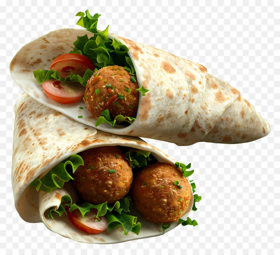 Envoltório De Falafel，Enrolar PNG