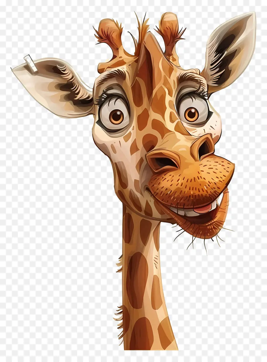 Girafa，Girafa De Desenho Animado PNG