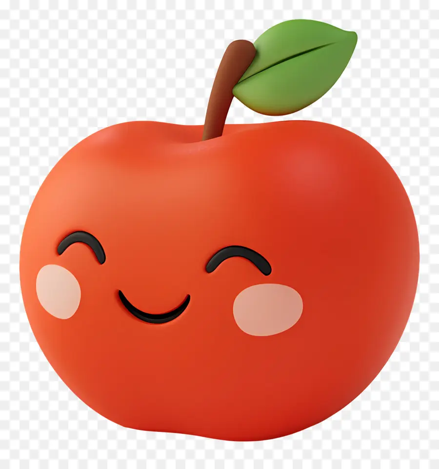 Maçã，Maçã Sorridente PNG