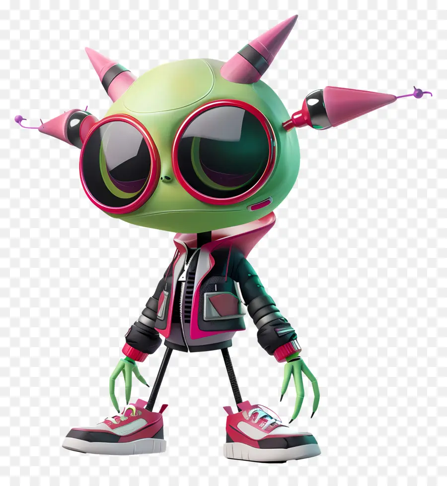 Invasor Zim，Personagem Alienígena PNG