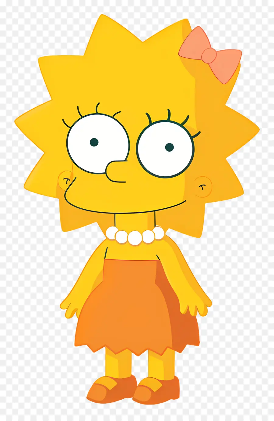 Maggie Simpson，Garota Amarela Dos Desenhos Animados PNG