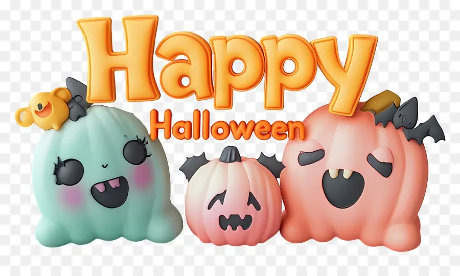 Feliz Dia Das Bruxas，Abóboras De Halloween PNG