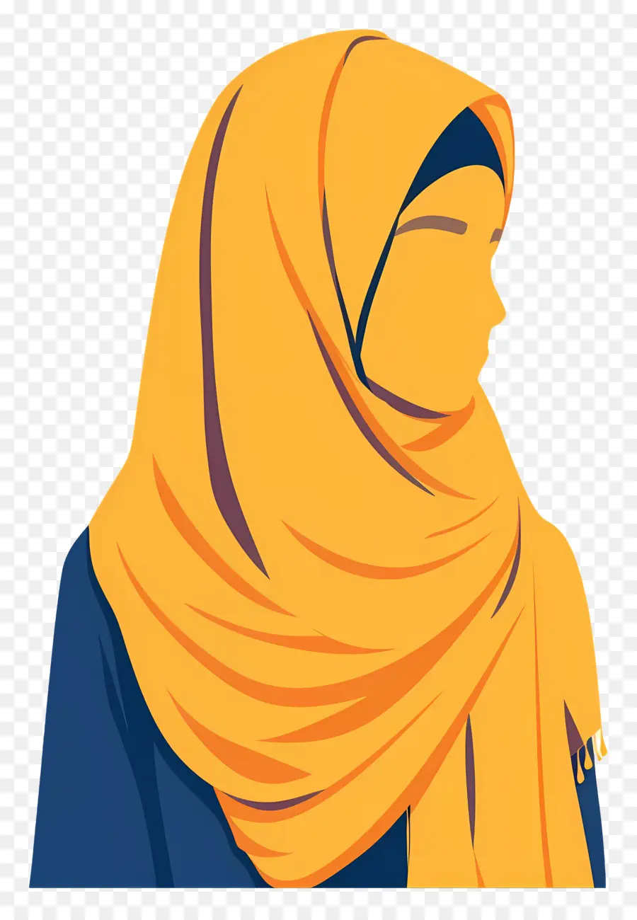 Menina Hijab Dos Desenhos Animados，Mulher Em Hijab PNG