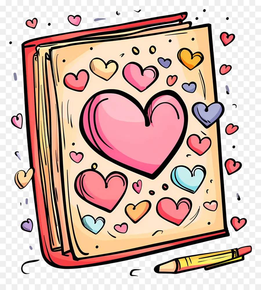 Caderno，Livro De Amor PNG