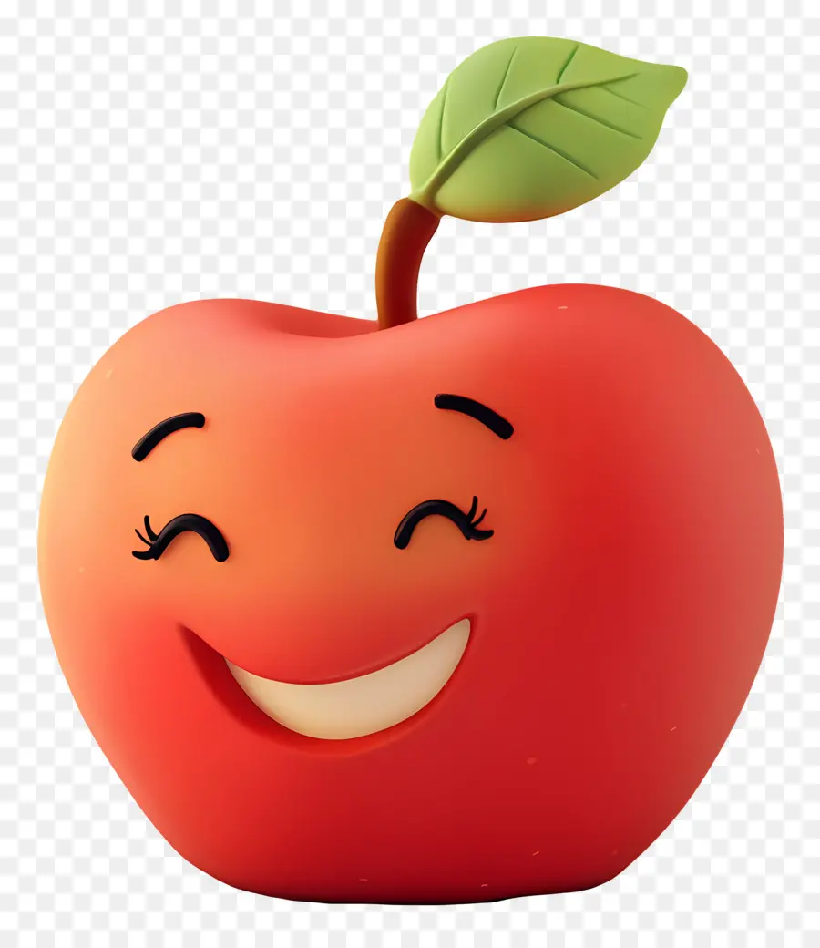 Maçã，Maçã Sorridente PNG