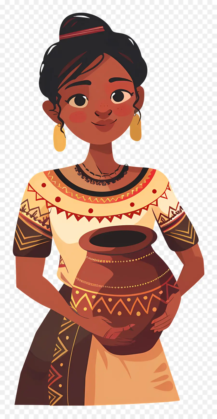 Mulher Aborígine Africana，Mulher Com Maconha PNG