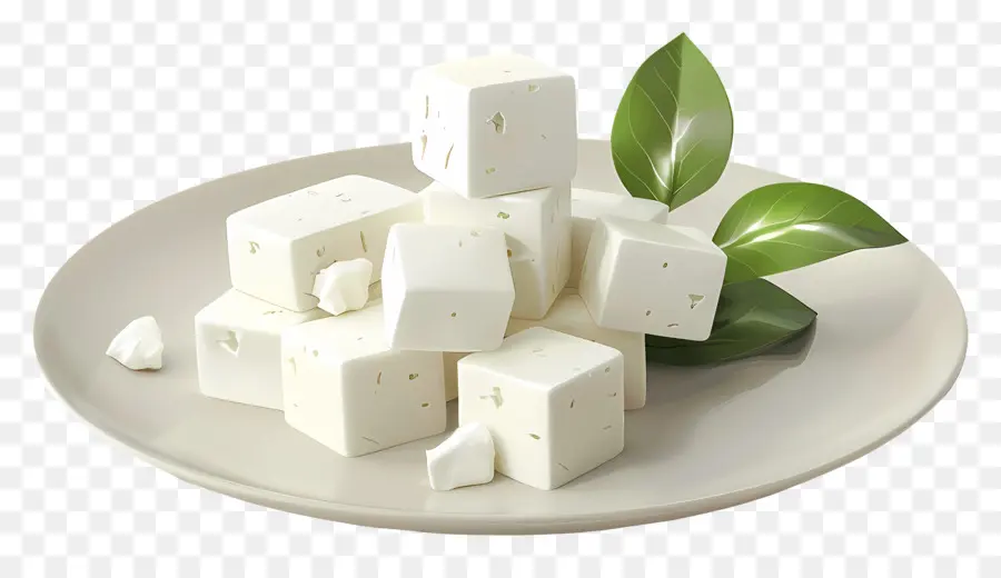 Queijo Feta，Cubos De Queijo Branco PNG