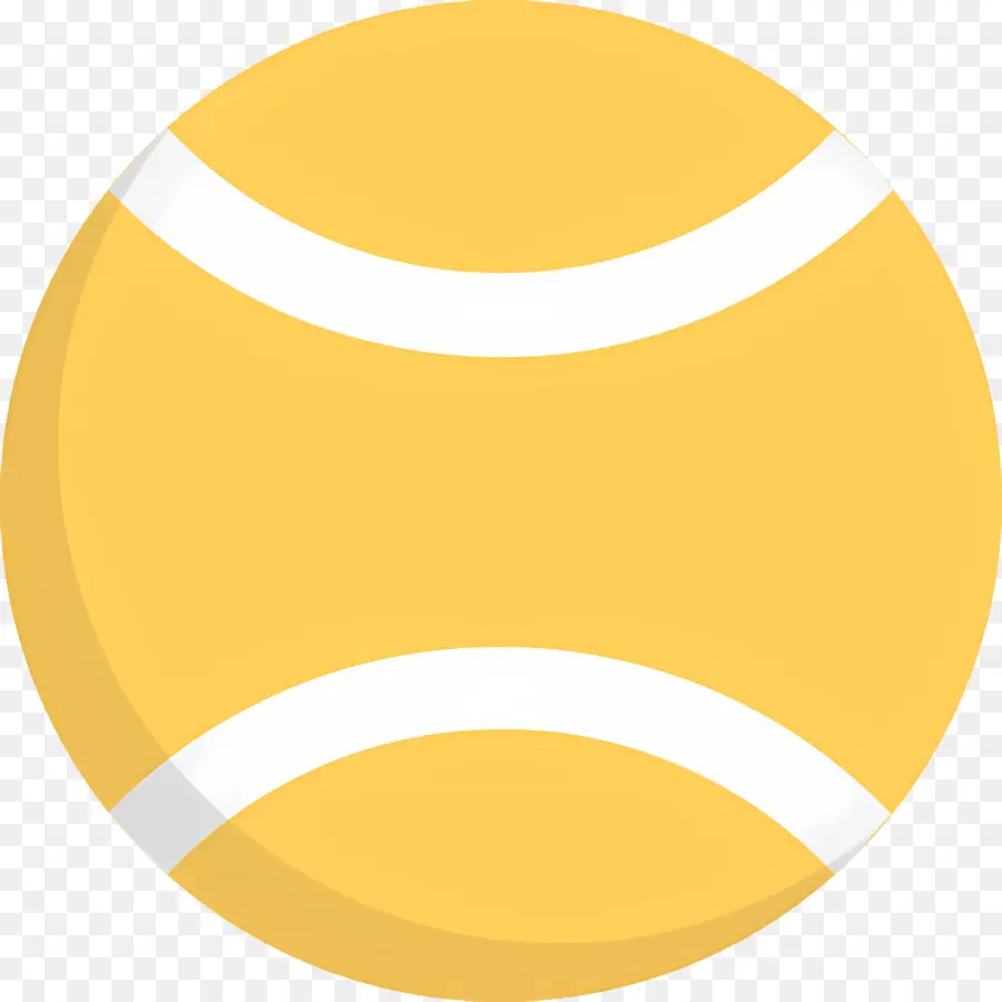 Bola De Tênis，Amarelo PNG