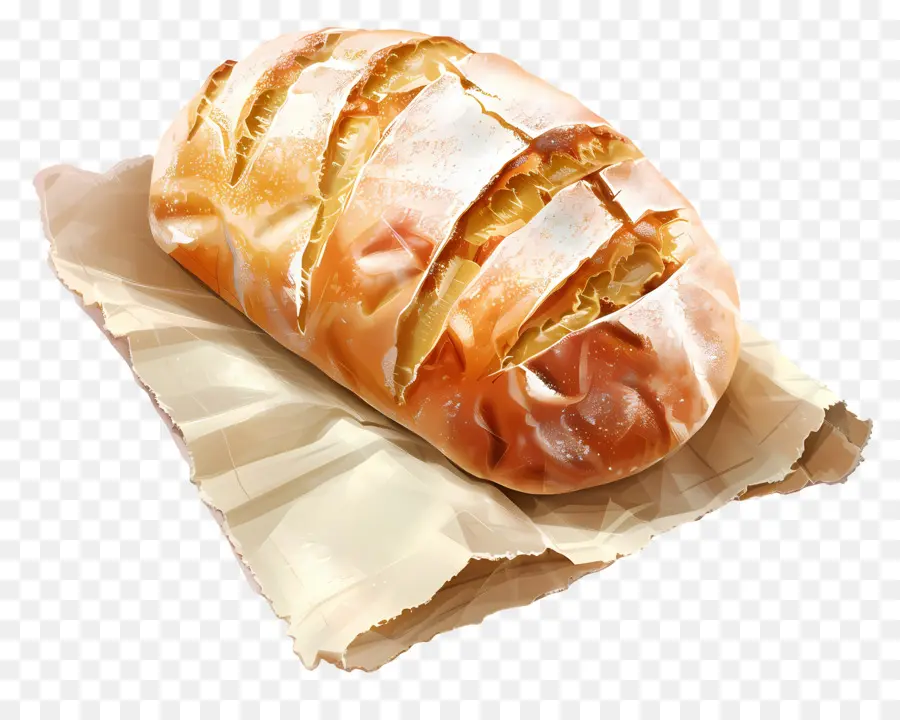 Pão Ciabatta，Pão PNG