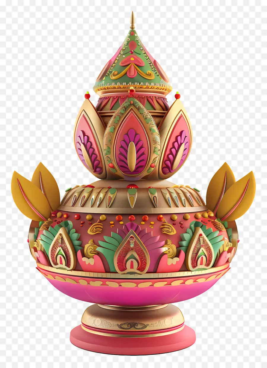 Puja Kalash，Pote Decorativo PNG