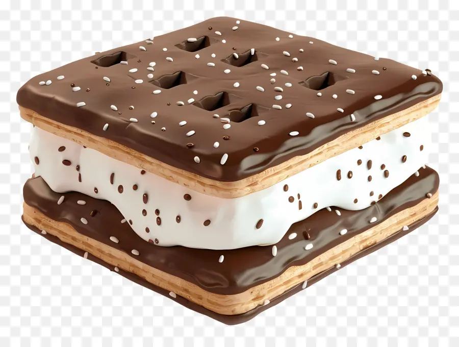 Sanduíche De Sorvete，Chocolate PNG