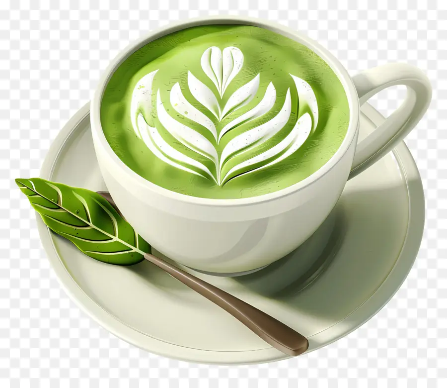 Chá Matcha，Chá Verde PNG