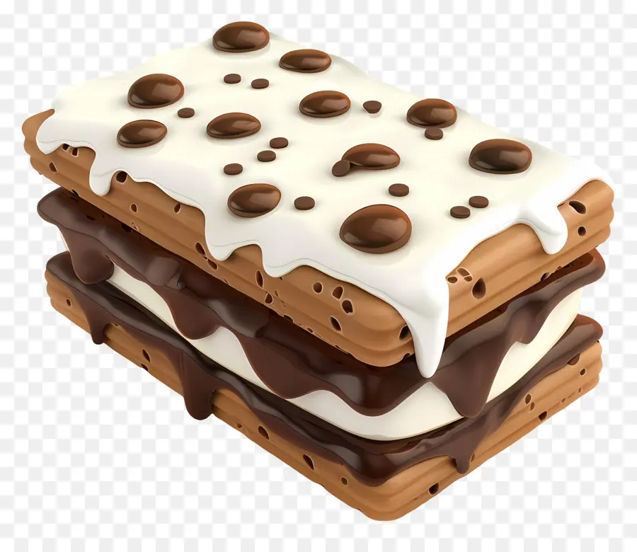 Sanduíche De Sorvete，Pastelaria De Chocolate PNG