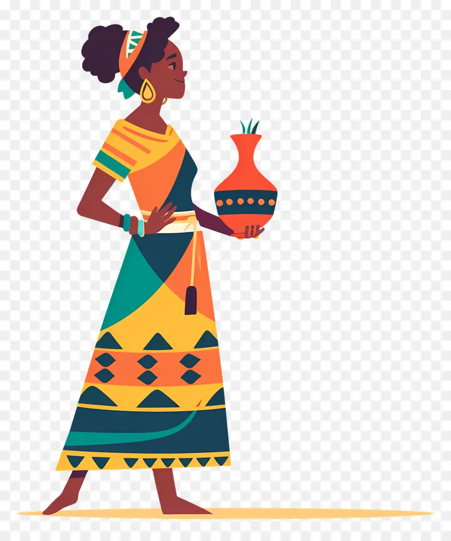 Mulher Aborígine Africana，Mulher Com Maconha PNG