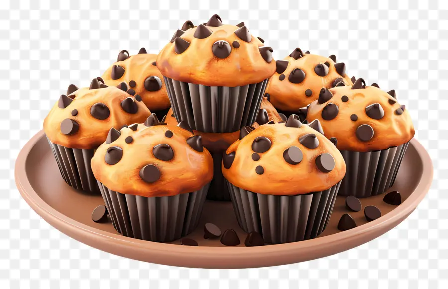 Muffins De Chocolate，Muffins PNG