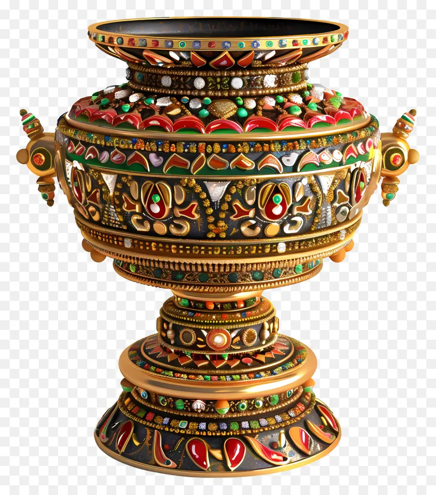 Puja Kalash，Vaso Decorativo PNG