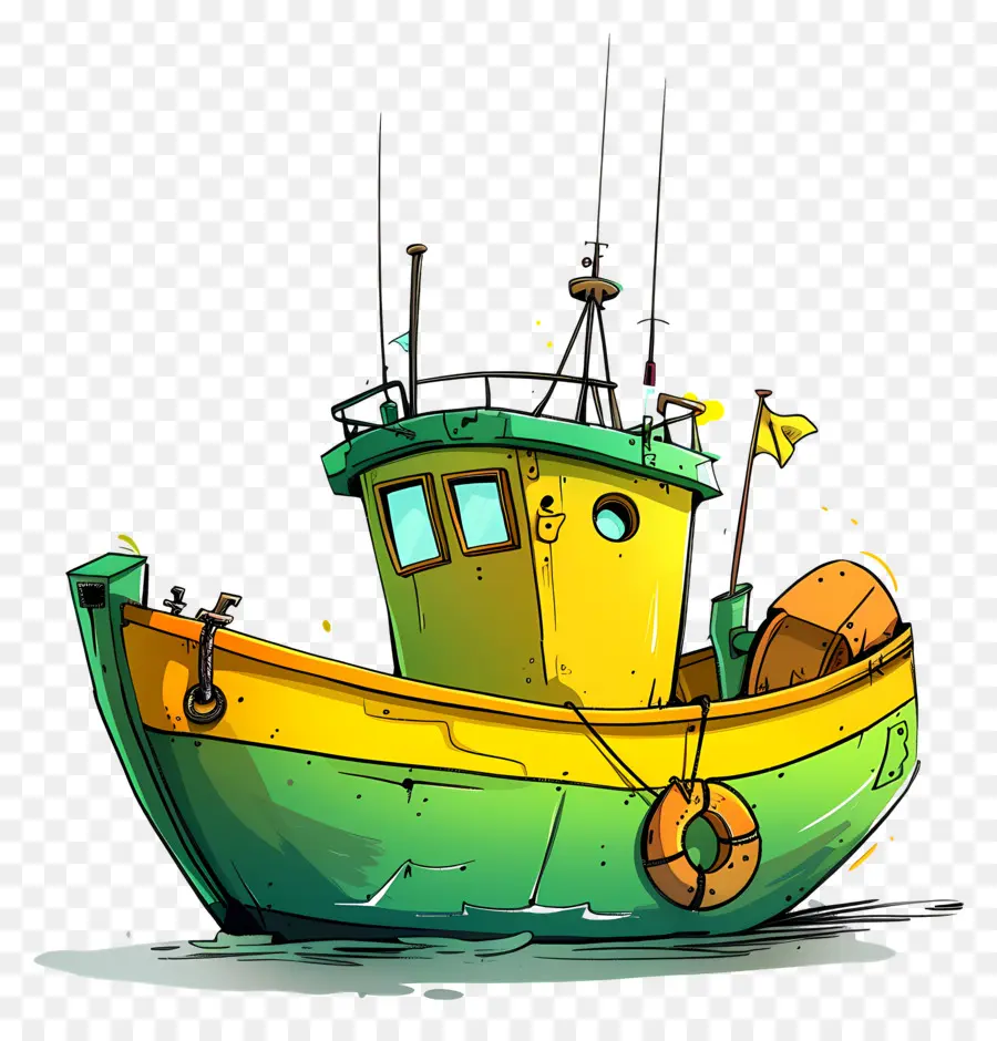 Barco，Barco De Pesca PNG