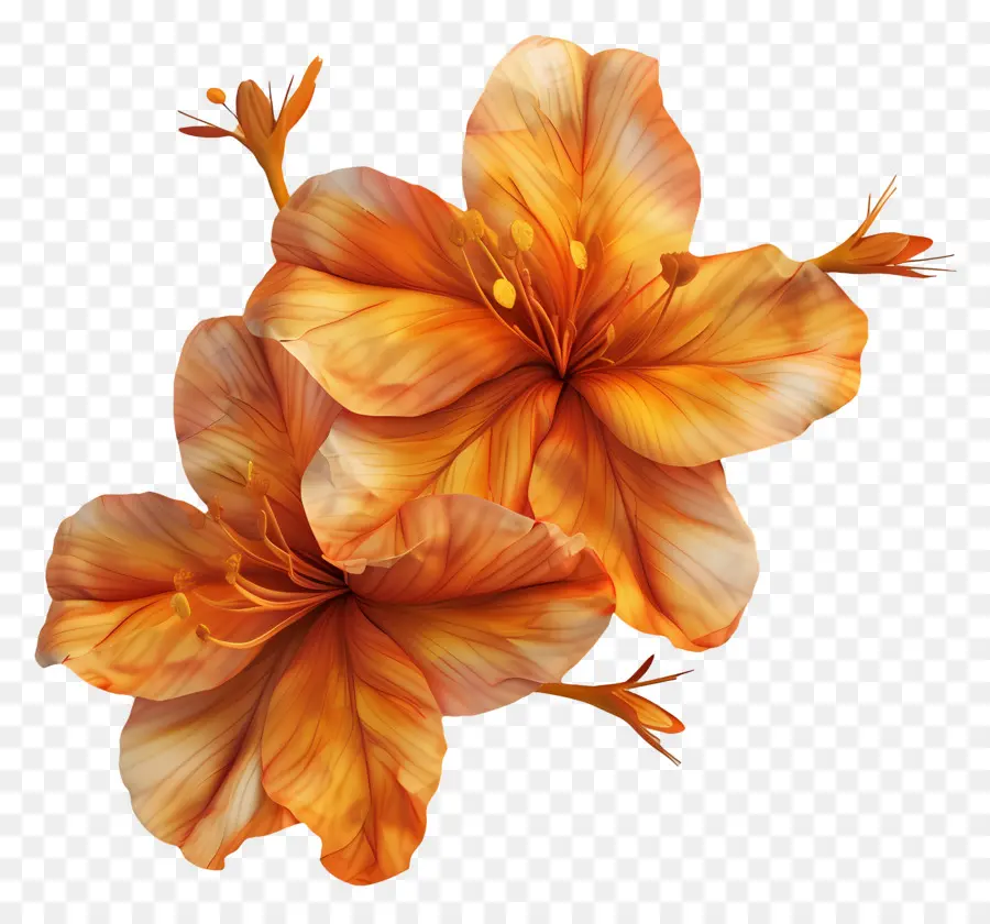 Flores De Açafrão，Flores Amarelas PNG