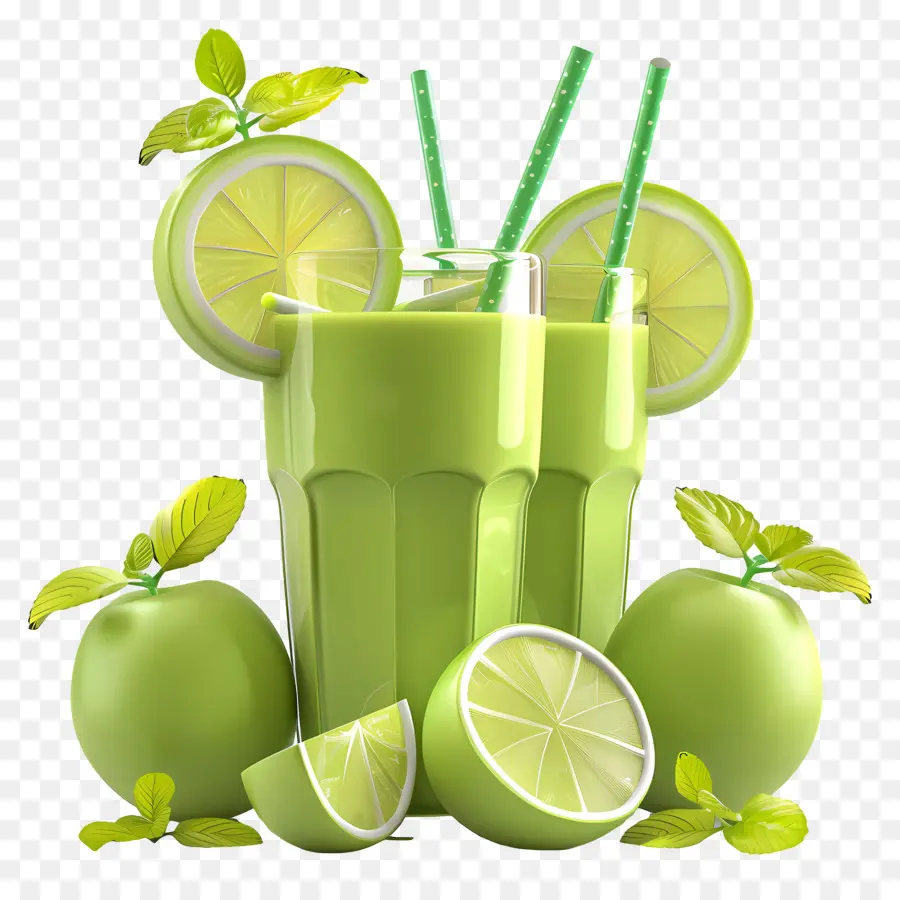 Smoothies Verdes，Batido Verde PNG