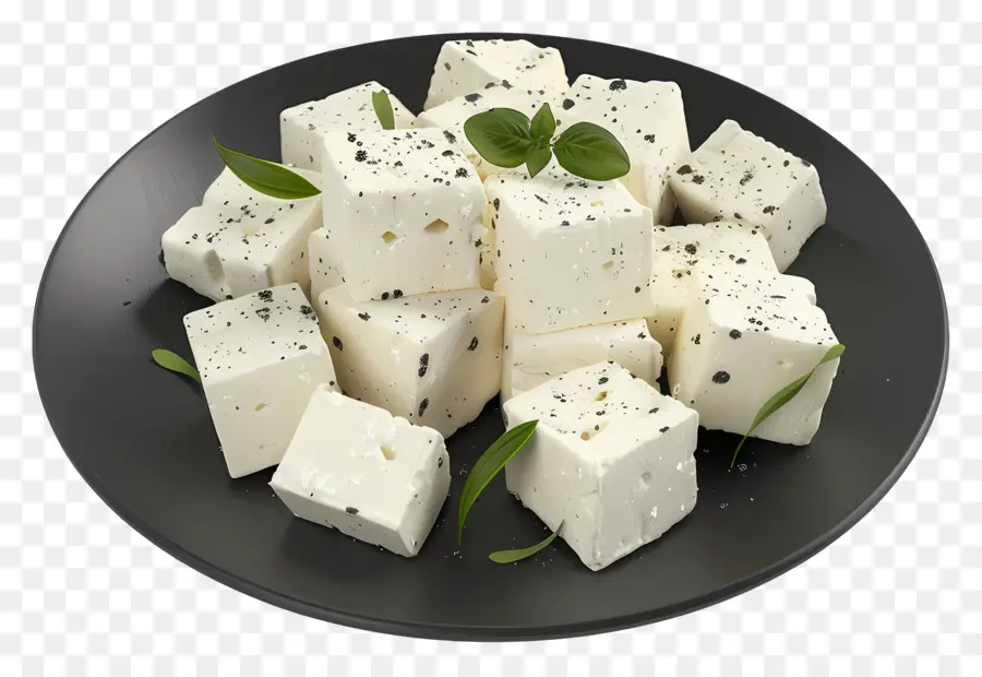 Queijo Feta，Cubos De Queijo Branco PNG