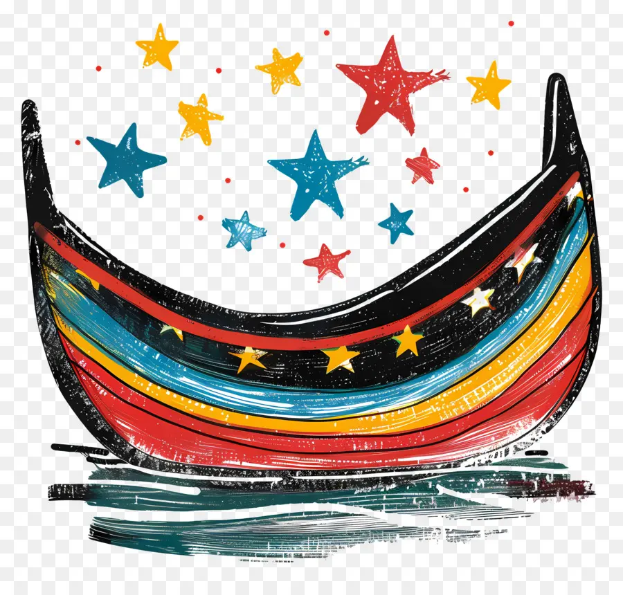 Barco，Barco Colorido PNG