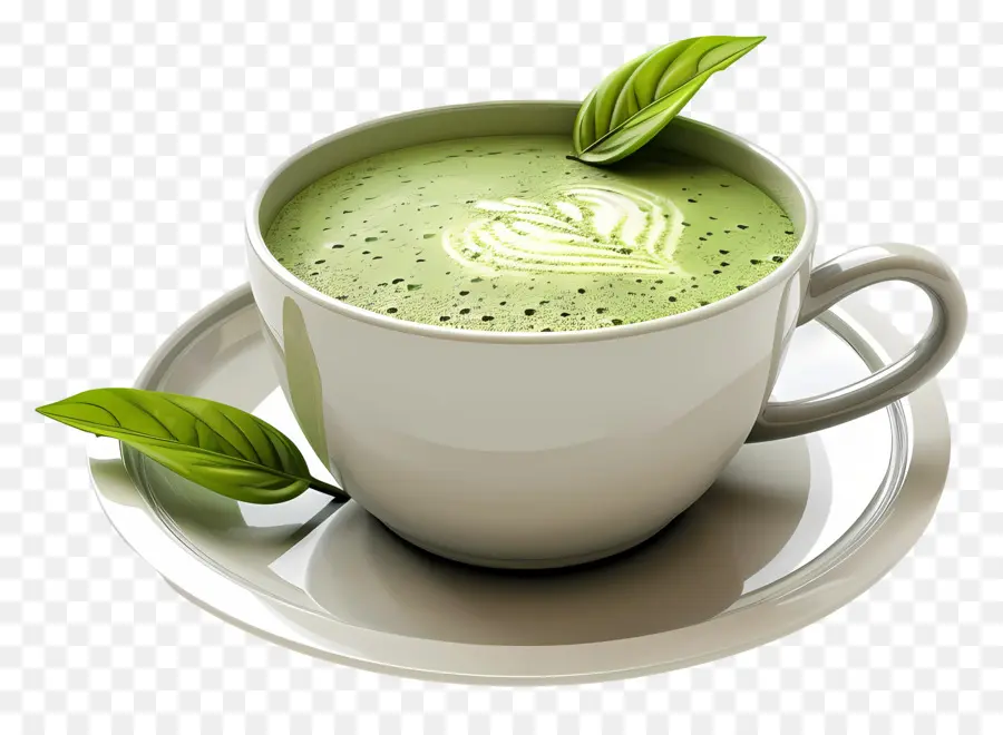 Chá Matcha，Matcha Latte PNG