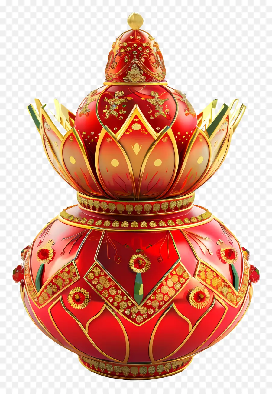 Puja Kalash，Pote Decorativo PNG